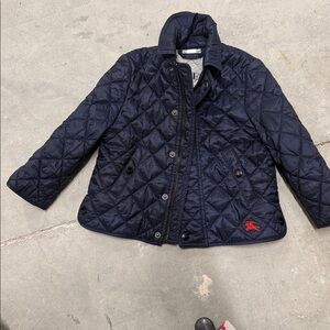 Burberry Gray Quilted Jacket